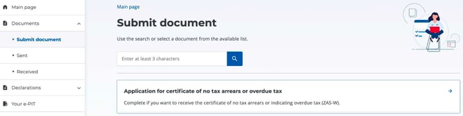 How to apply for tax certificate PL 3