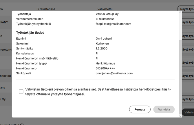 vahvistatyösuhdetiedot