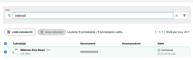 valttitilaus