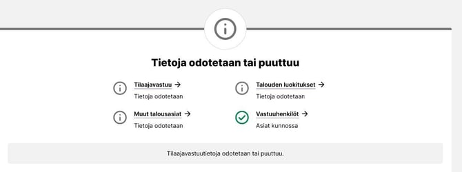 tietoja odotetaan