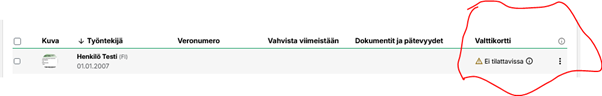 tunnistautuminenpuuttuu